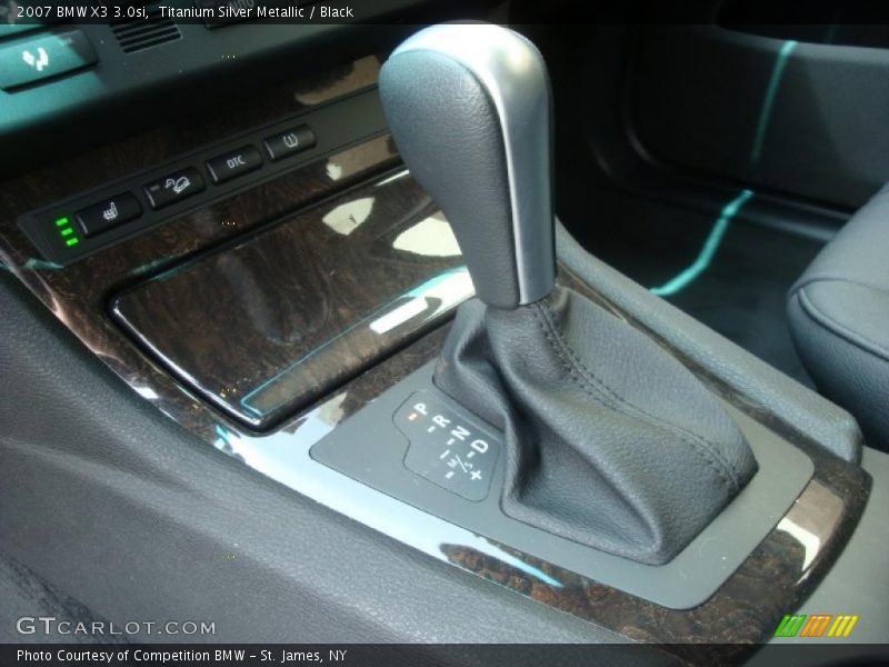 Titanium Silver Metallic / Black 2007 BMW X3 3.0si
