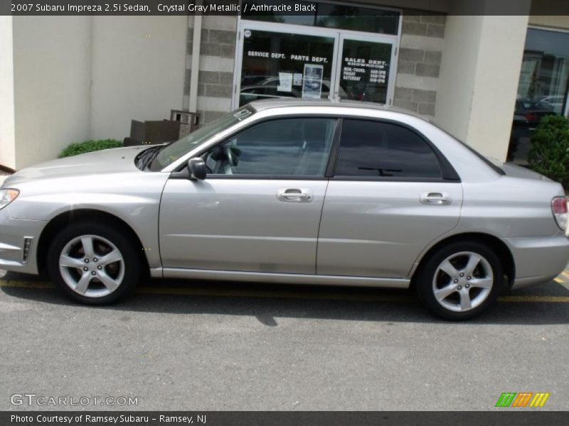 Crystal Gray Metallic / Anthracite Black 2007 Subaru Impreza 2.5i Sedan