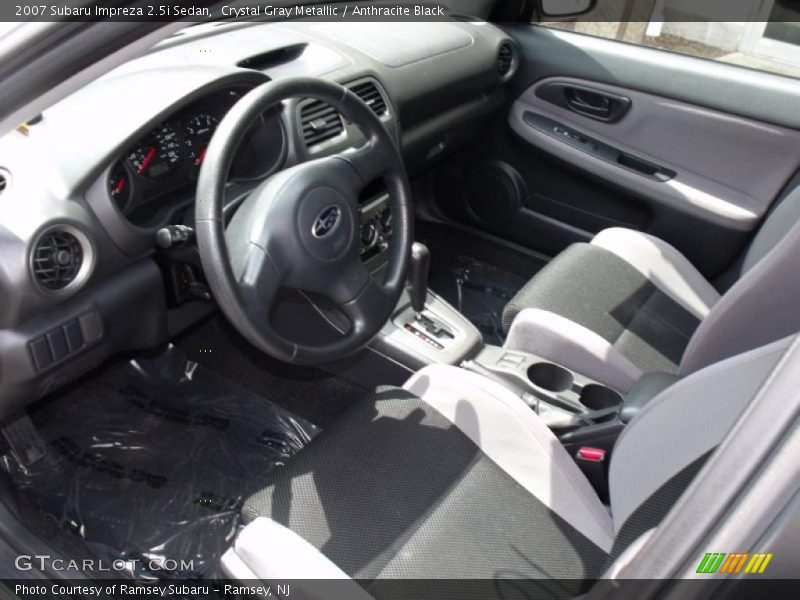 Crystal Gray Metallic / Anthracite Black 2007 Subaru Impreza 2.5i Sedan
