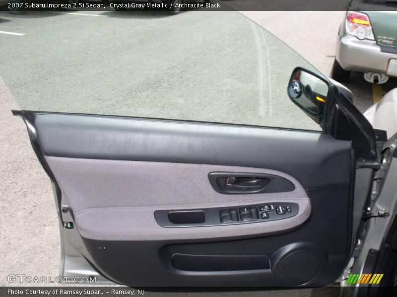 Crystal Gray Metallic / Anthracite Black 2007 Subaru Impreza 2.5i Sedan