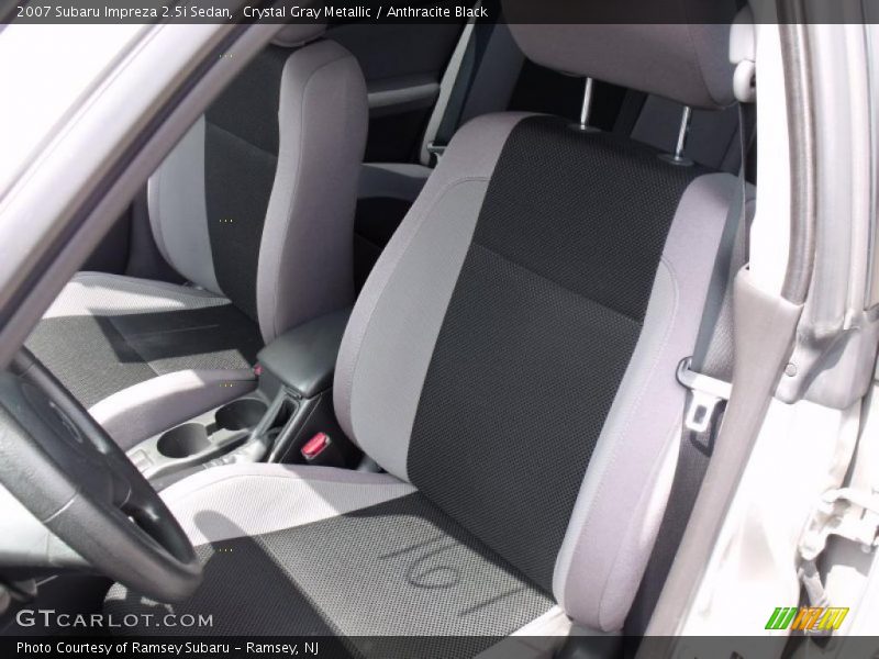 Crystal Gray Metallic / Anthracite Black 2007 Subaru Impreza 2.5i Sedan