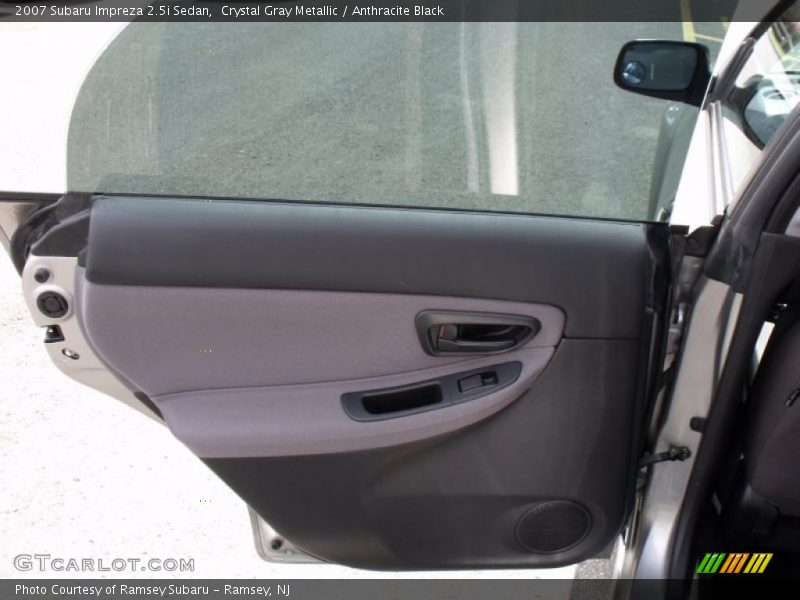 Crystal Gray Metallic / Anthracite Black 2007 Subaru Impreza 2.5i Sedan
