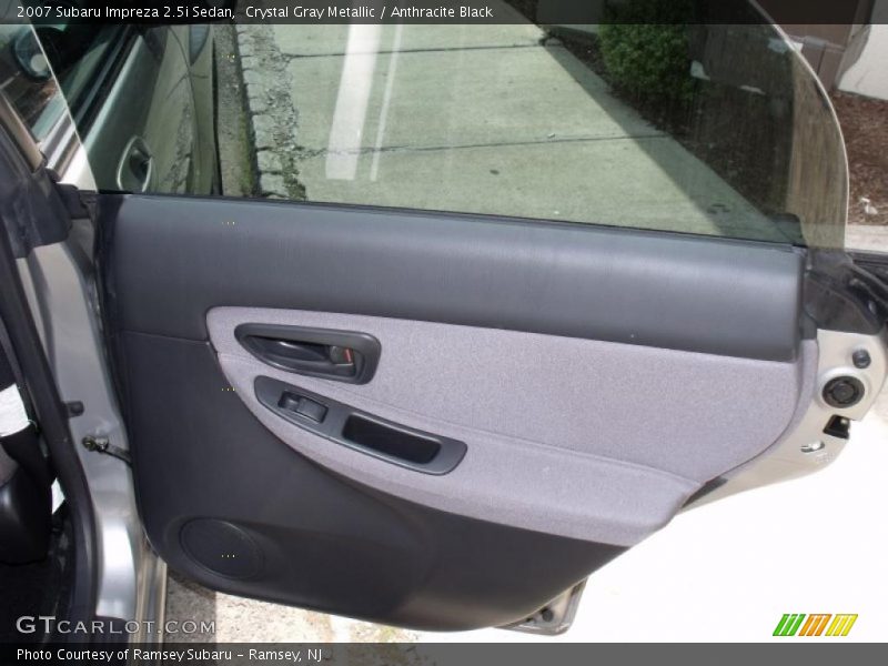 Crystal Gray Metallic / Anthracite Black 2007 Subaru Impreza 2.5i Sedan