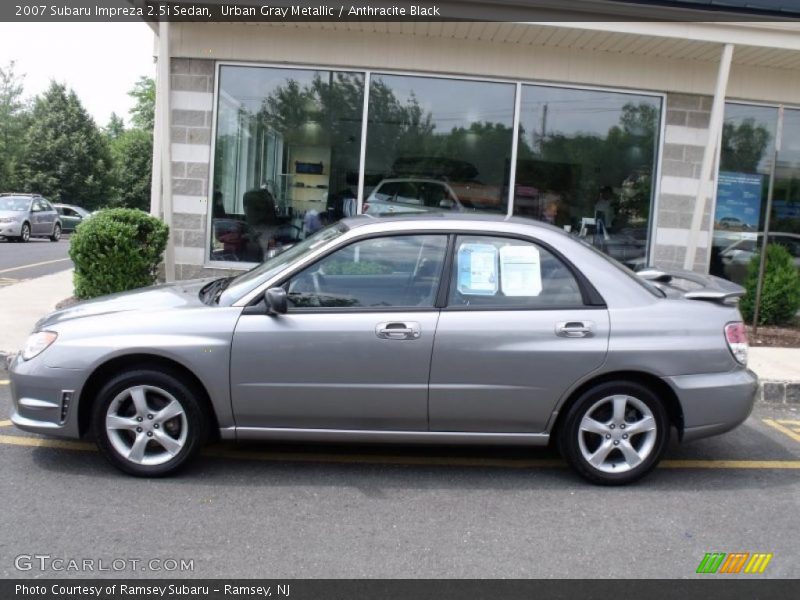 Urban Gray Metallic / Anthracite Black 2007 Subaru Impreza 2.5i Sedan