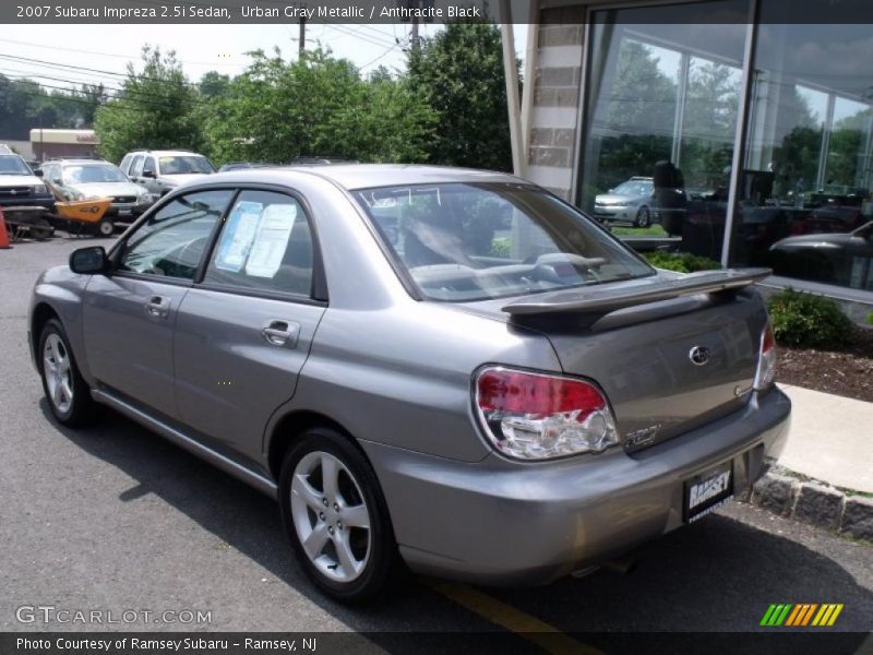 Urban Gray Metallic / Anthracite Black 2007 Subaru Impreza 2.5i Sedan