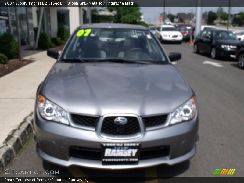 Urban Gray Metallic / Anthracite Black 2007 Subaru Impreza 2.5i Sedan