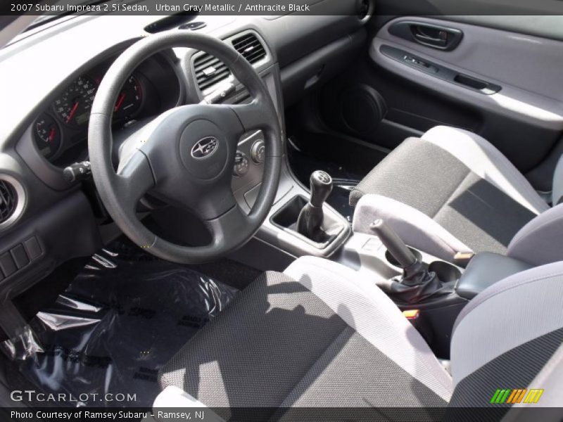 Urban Gray Metallic / Anthracite Black 2007 Subaru Impreza 2.5i Sedan