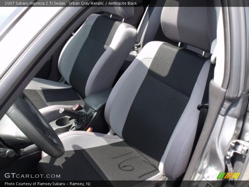 Urban Gray Metallic / Anthracite Black 2007 Subaru Impreza 2.5i Sedan