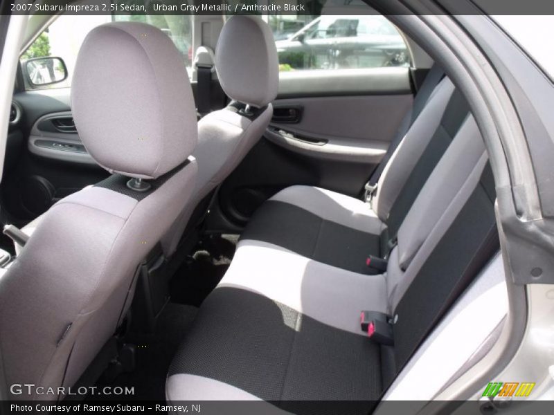 Urban Gray Metallic / Anthracite Black 2007 Subaru Impreza 2.5i Sedan