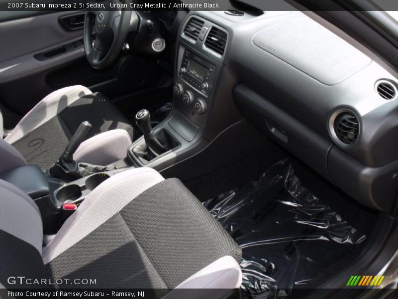 Urban Gray Metallic / Anthracite Black 2007 Subaru Impreza 2.5i Sedan