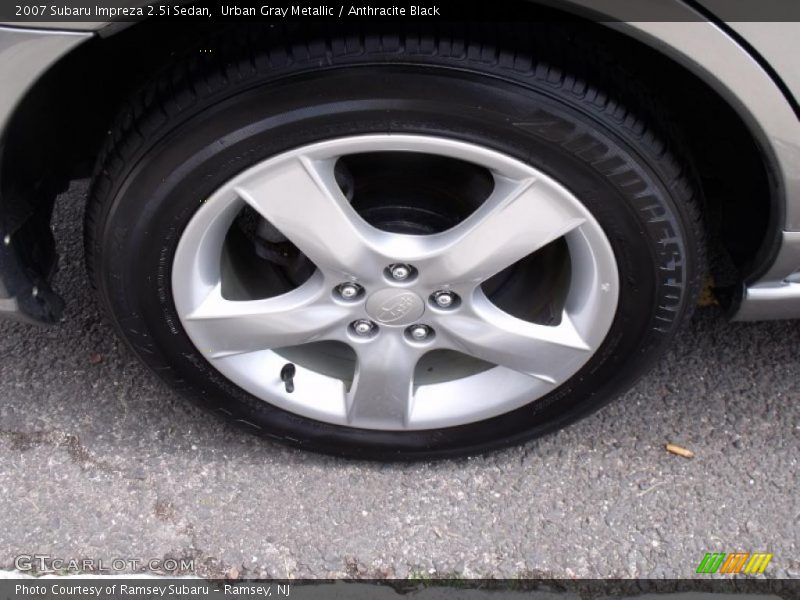 Urban Gray Metallic / Anthracite Black 2007 Subaru Impreza 2.5i Sedan