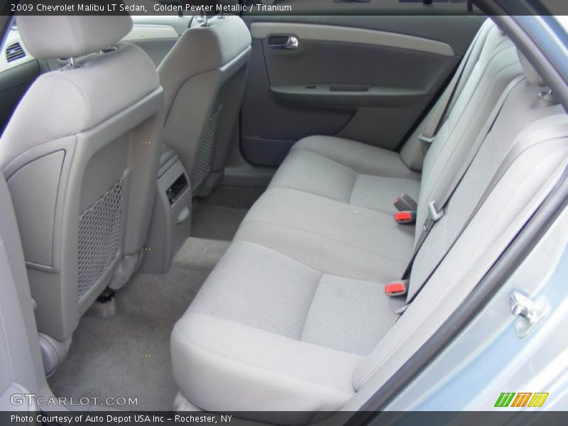 Golden Pewter Metallic / Titanium 2009 Chevrolet Malibu LT Sedan