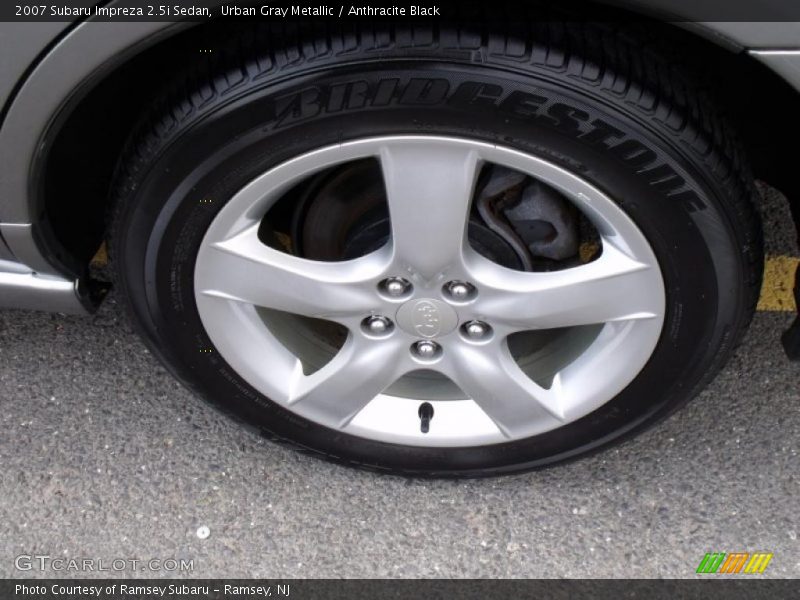 Urban Gray Metallic / Anthracite Black 2007 Subaru Impreza 2.5i Sedan