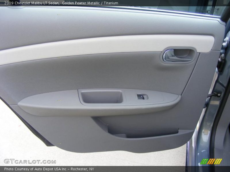 Golden Pewter Metallic / Titanium 2009 Chevrolet Malibu LT Sedan