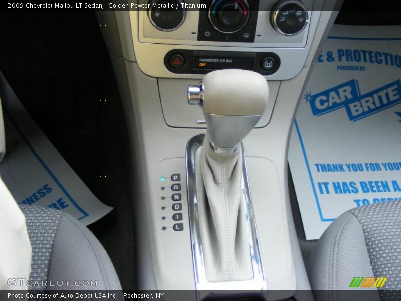 Golden Pewter Metallic / Titanium 2009 Chevrolet Malibu LT Sedan