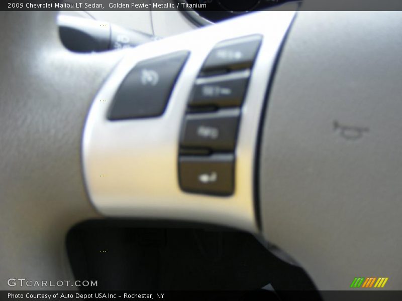 Golden Pewter Metallic / Titanium 2009 Chevrolet Malibu LT Sedan
