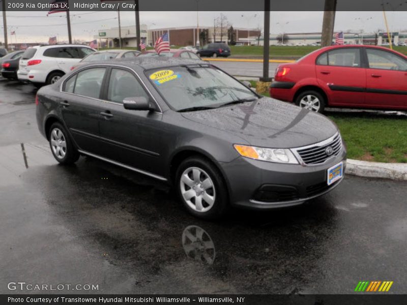 Midnight Gray / Gray 2009 Kia Optima LX