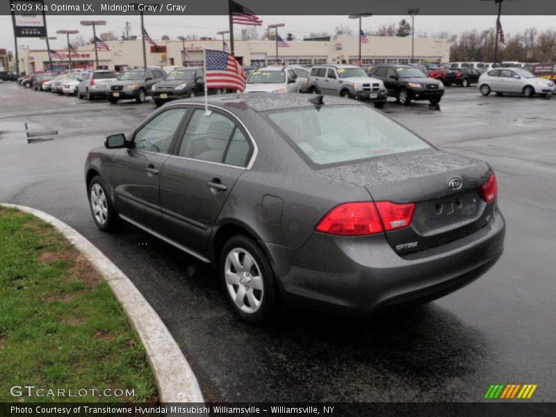Midnight Gray / Gray 2009 Kia Optima LX