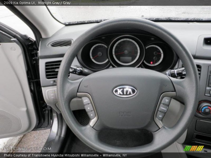 Midnight Gray / Gray 2009 Kia Optima LX