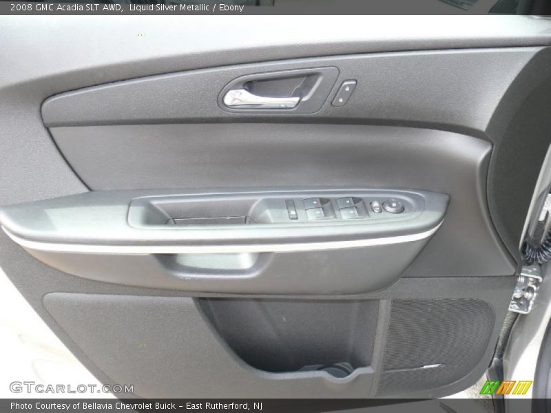 Liquid Silver Metallic / Ebony 2008 GMC Acadia SLT AWD
