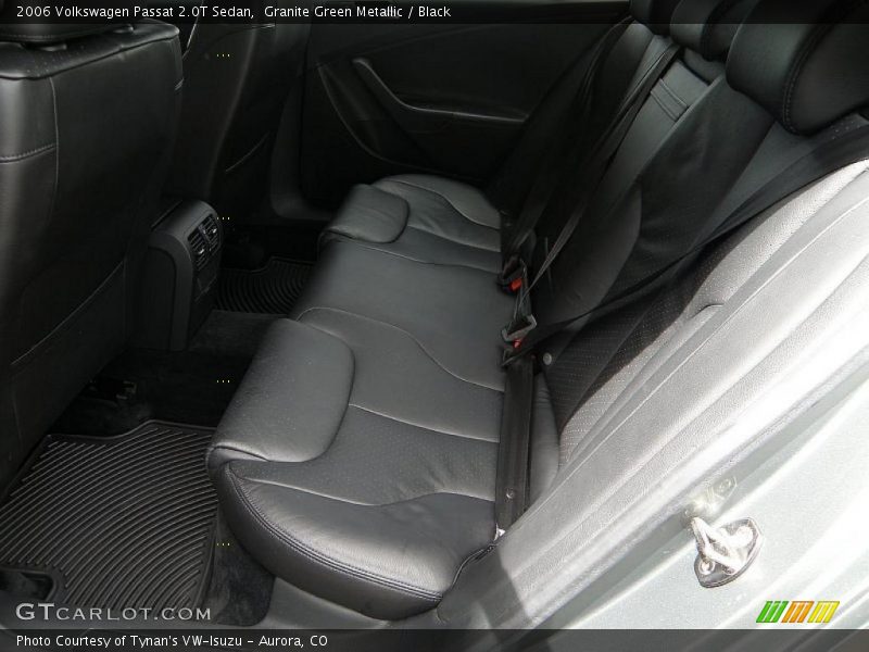 Granite Green Metallic / Black 2006 Volkswagen Passat 2.0T Sedan