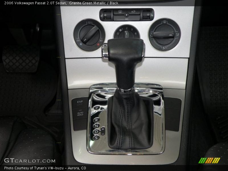 Granite Green Metallic / Black 2006 Volkswagen Passat 2.0T Sedan
