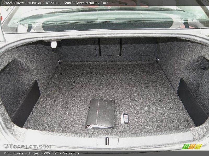 Granite Green Metallic / Black 2006 Volkswagen Passat 2.0T Sedan