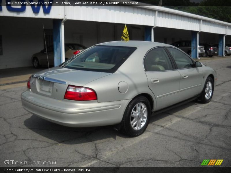 Gold Ash Metallic / Medium Parchment 2004 Mercury Sable LS Premium Sedan
