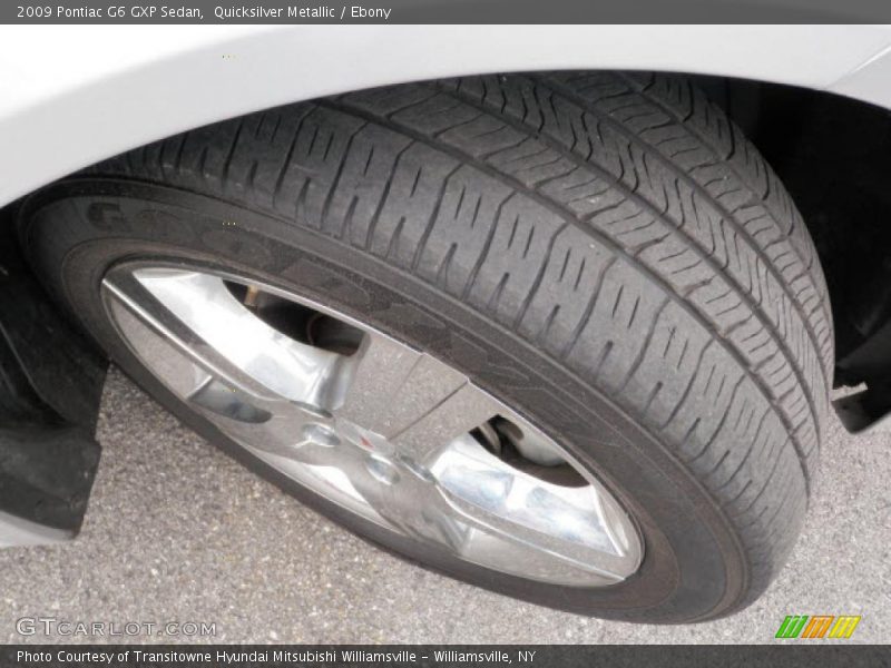 Quicksilver Metallic / Ebony 2009 Pontiac G6 GXP Sedan