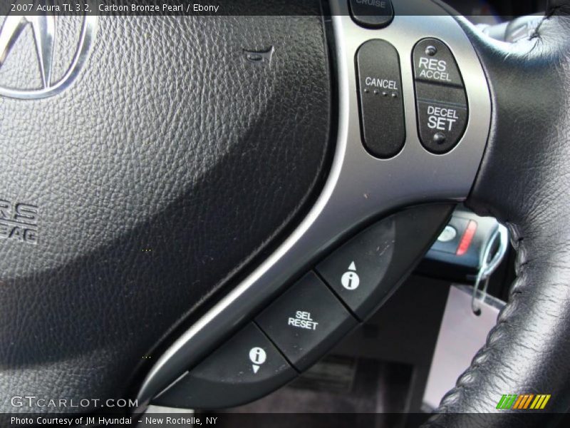 Carbon Bronze Pearl / Ebony 2007 Acura TL 3.2