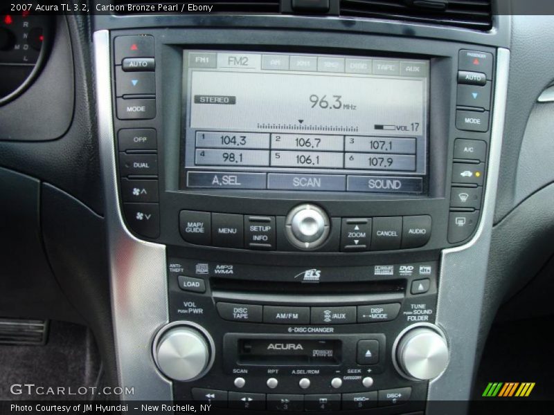 Carbon Bronze Pearl / Ebony 2007 Acura TL 3.2