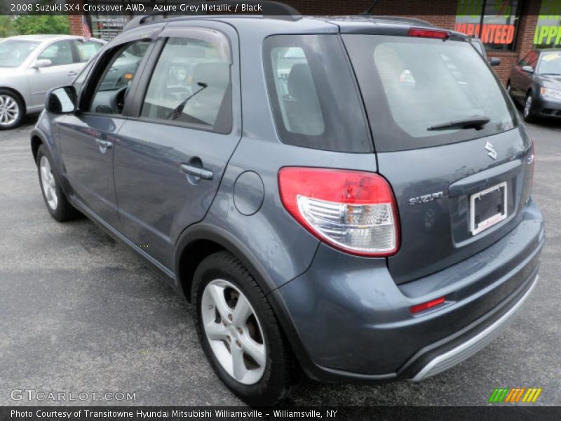 Azure Grey Metallic / Black 2008 Suzuki SX4 Crossover AWD