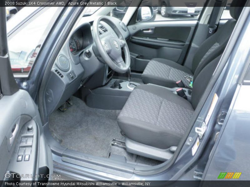 Azure Grey Metallic / Black 2008 Suzuki SX4 Crossover AWD