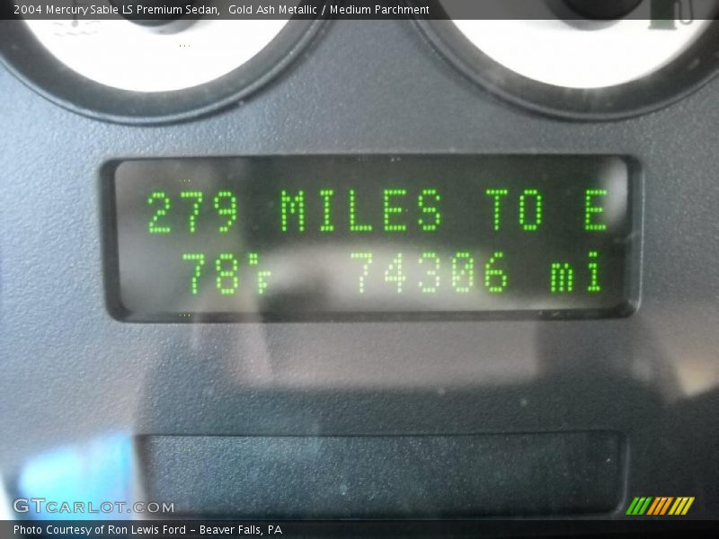 Gold Ash Metallic / Medium Parchment 2004 Mercury Sable LS Premium Sedan