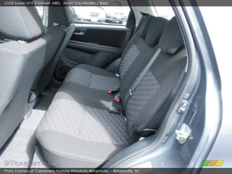 Azure Grey Metallic / Black 2008 Suzuki SX4 Crossover AWD