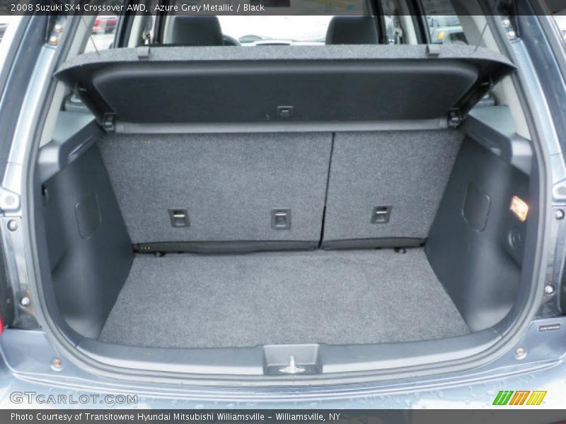 Azure Grey Metallic / Black 2008 Suzuki SX4 Crossover AWD