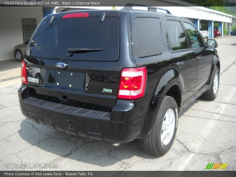 Black / Charcoal Black 2010 Ford Escape XLT V6 4WD