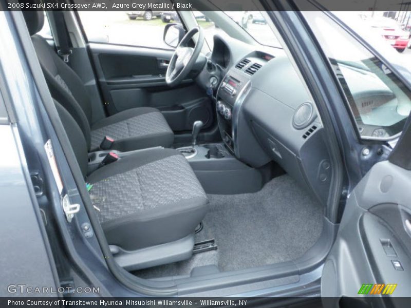 Azure Grey Metallic / Black 2008 Suzuki SX4 Crossover AWD