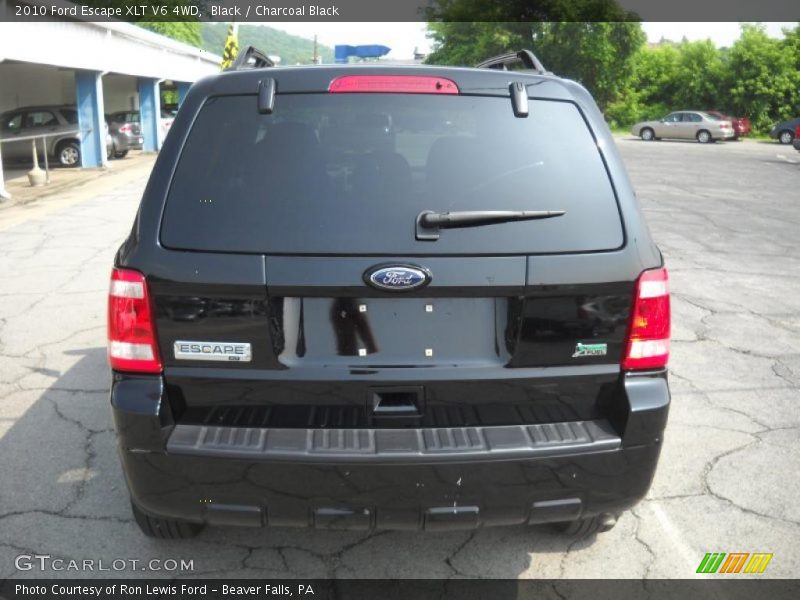 Black / Charcoal Black 2010 Ford Escape XLT V6 4WD