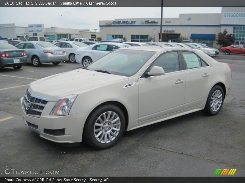 Vanilla Latte / Cashmere/Cocoa 2010 Cadillac CTS 3.0 Sedan