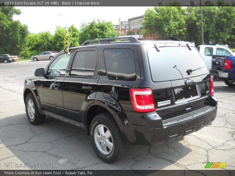 Black / Charcoal Black 2010 Ford Escape XLT V6 4WD