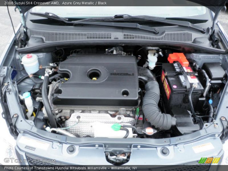 Azure Grey Metallic / Black 2008 Suzuki SX4 Crossover AWD