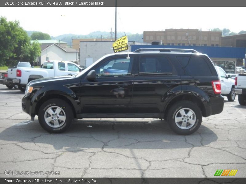 Black / Charcoal Black 2010 Ford Escape XLT V6 4WD