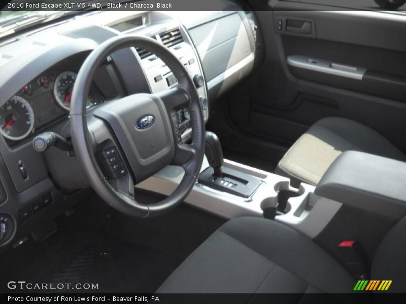 Black / Charcoal Black 2010 Ford Escape XLT V6 4WD
