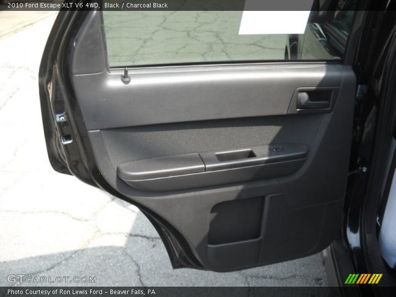 Black / Charcoal Black 2010 Ford Escape XLT V6 4WD