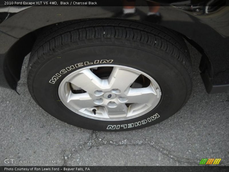 Black / Charcoal Black 2010 Ford Escape XLT V6 4WD
