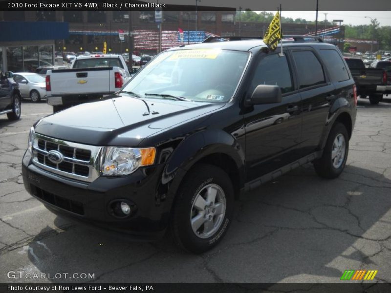 Black / Charcoal Black 2010 Ford Escape XLT V6 4WD