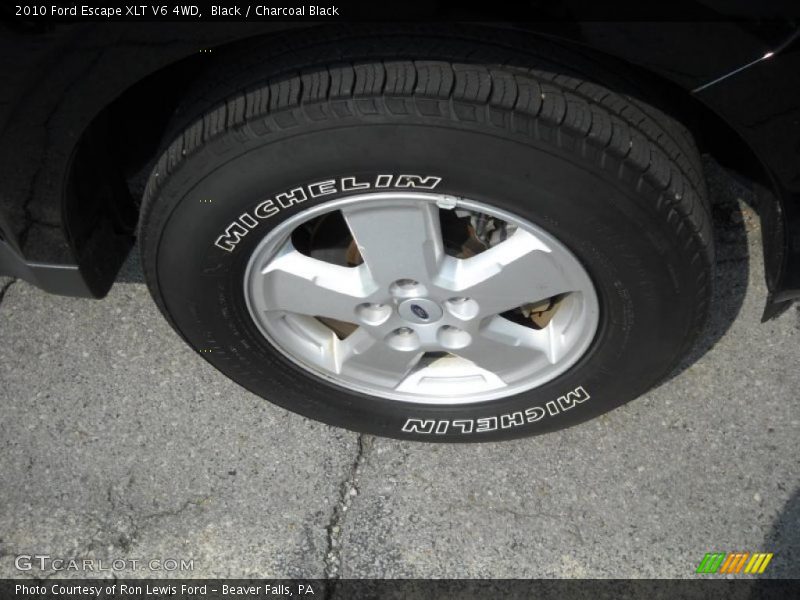 Black / Charcoal Black 2010 Ford Escape XLT V6 4WD