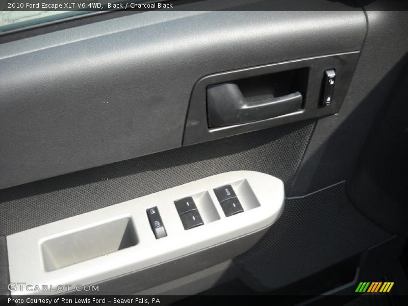 Black / Charcoal Black 2010 Ford Escape XLT V6 4WD