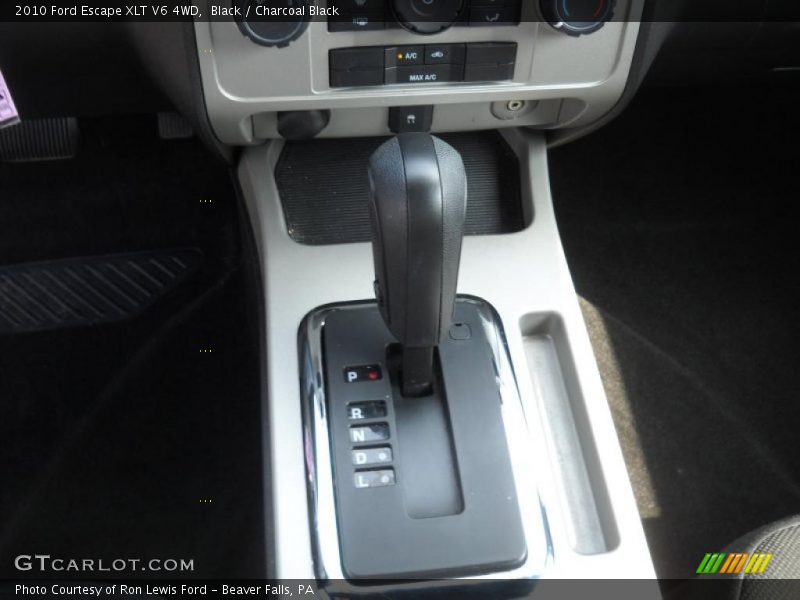 Black / Charcoal Black 2010 Ford Escape XLT V6 4WD